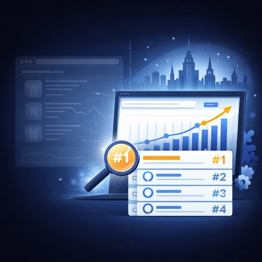 Кейс «Денталюкс-М»: ×6 запросов в ТОП-10 и 965 коммерческих позиций в Яндексе